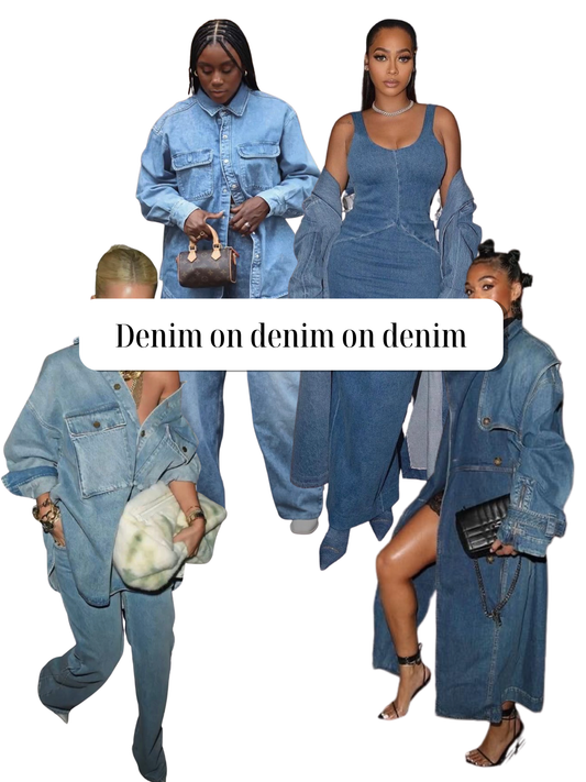 Denim on denim on denim, oh my!