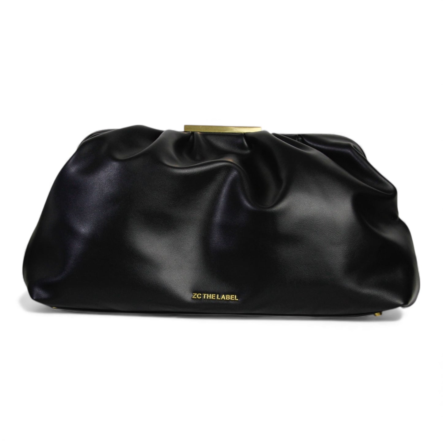 Charlotte Oversized Large Clutch in Black