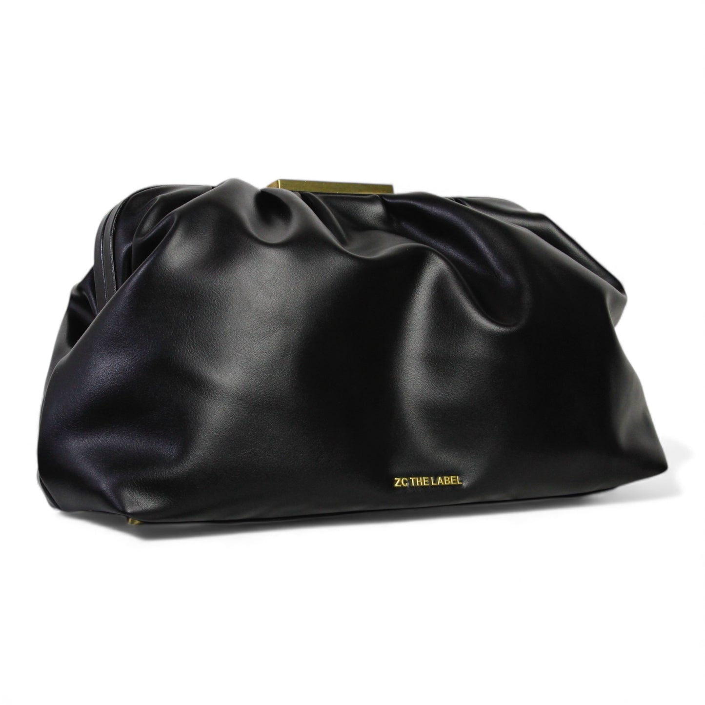 Charlotte Oversized Large Clutch in Black